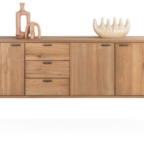 image Zade, dressoir 220 cm - 3-deuren + 3-laden