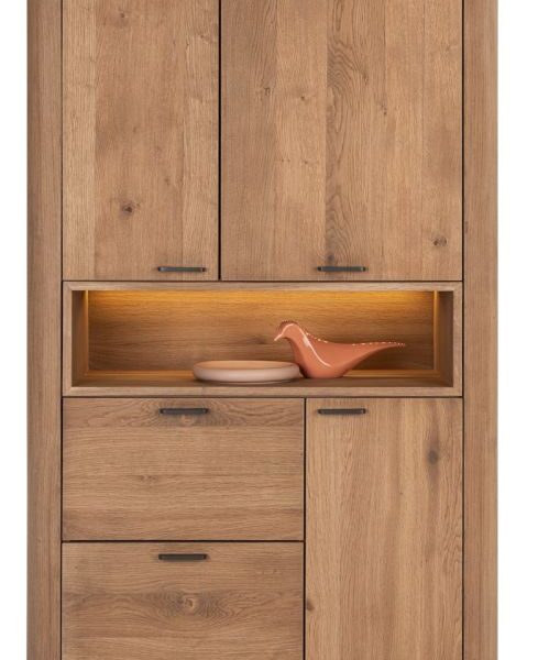 image Zade, bergkast 3-deuren + 2-laden + 1-niche