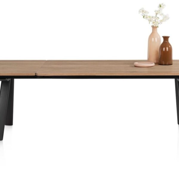 Zade, uitschuiftafel 200 (+ 80) x 100cm - onderstel gaat mee naar buiten