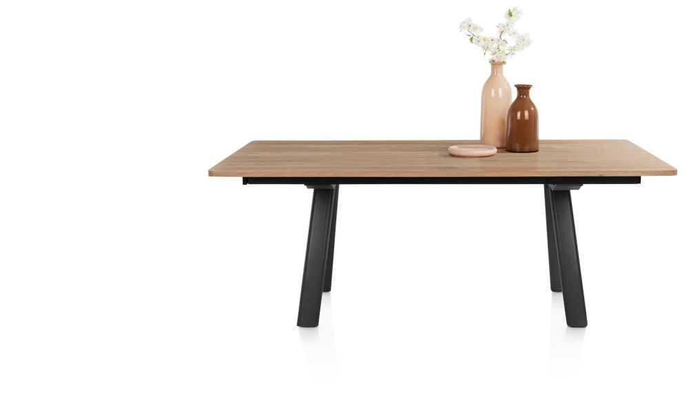 Zade, uitschuiftafel 200 (+ 80) x 100cm - onderstel gaat mee naar buiten - Afbeelding 2