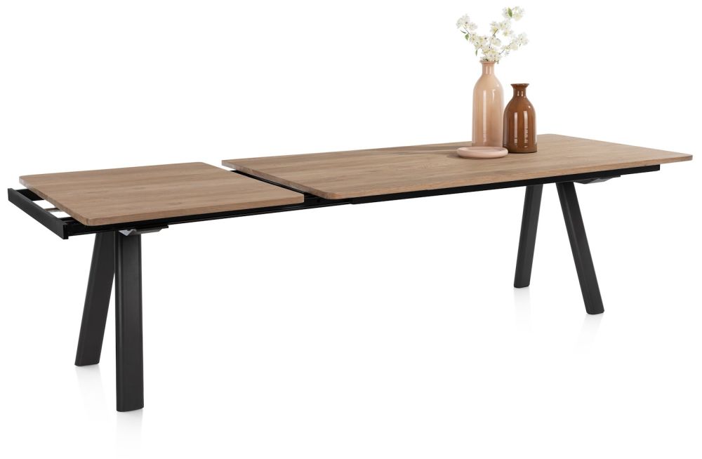 Zade, uitschuiftafel 200 (+ 80) x 100cm - onderstel gaat mee naar buiten - Afbeelding 4