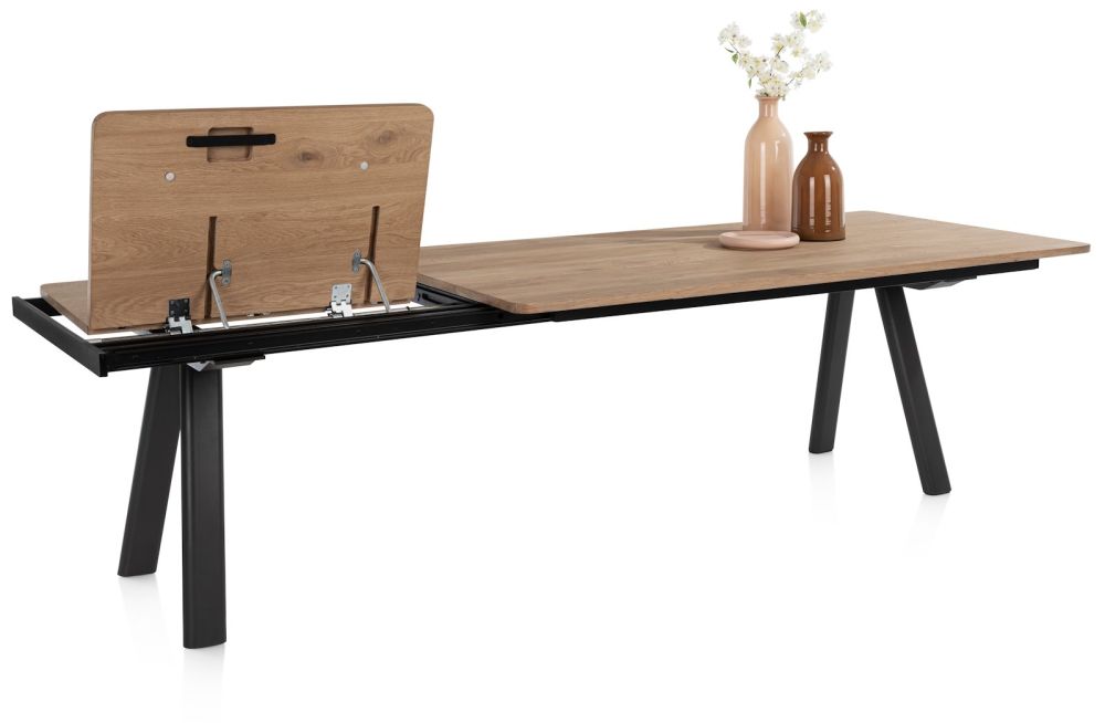 Zade, uitschuiftafel 200 (+ 80) x 100cm - onderstel gaat mee naar buiten - Afbeelding 5