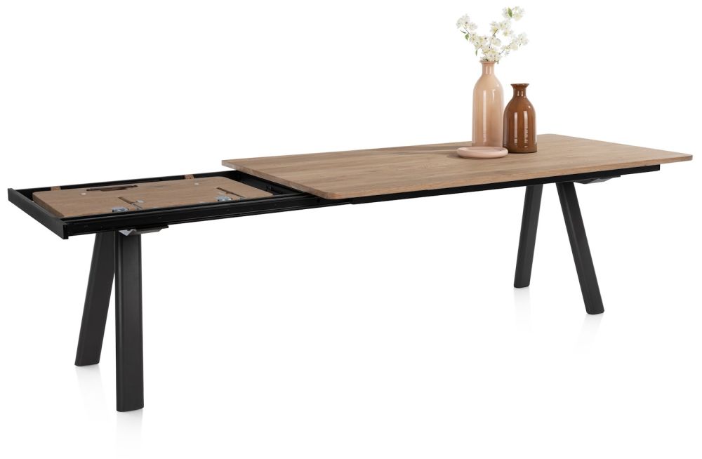 Zade, uitschuiftafel 200 (+ 80) x 100cm - onderstel gaat mee naar buiten - Afbeelding 6