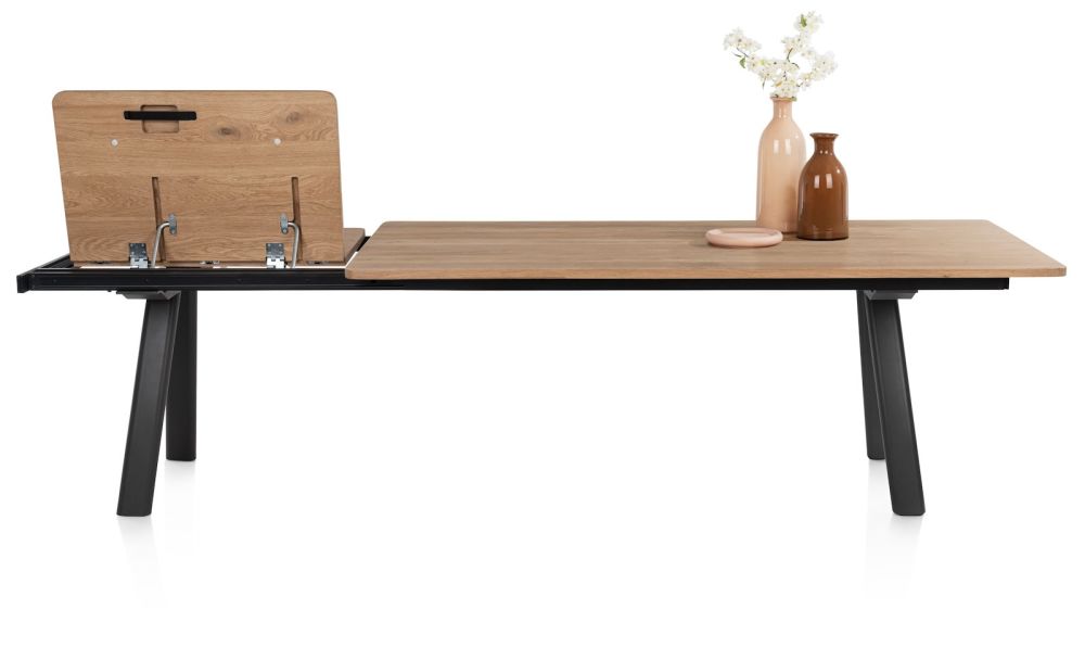 Zade, uitschuiftafel 200 (+ 80) x 100cm - onderstel gaat mee naar buiten - Afbeelding 10