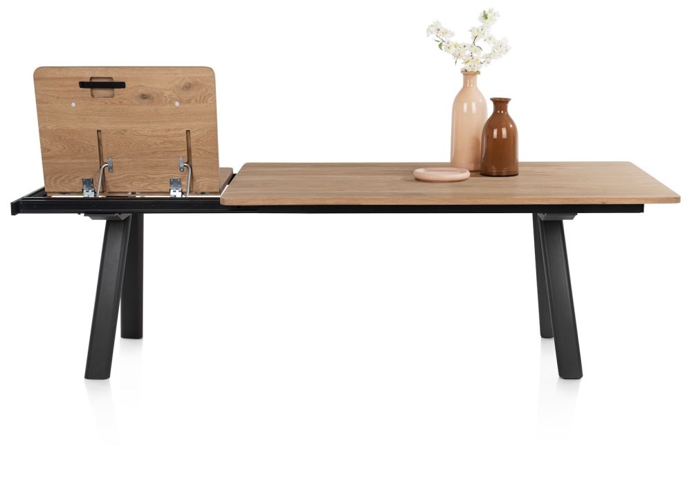 Zade, uitschuiftafel 170 (+ 60) x 100cm - onderstel gaat mee naar buiten - Afbeelding 4