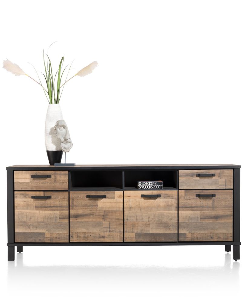 Sardinie, dressoir 220 cm - 4-deuren + 2-laden + 2-niches - Afbeelding 7