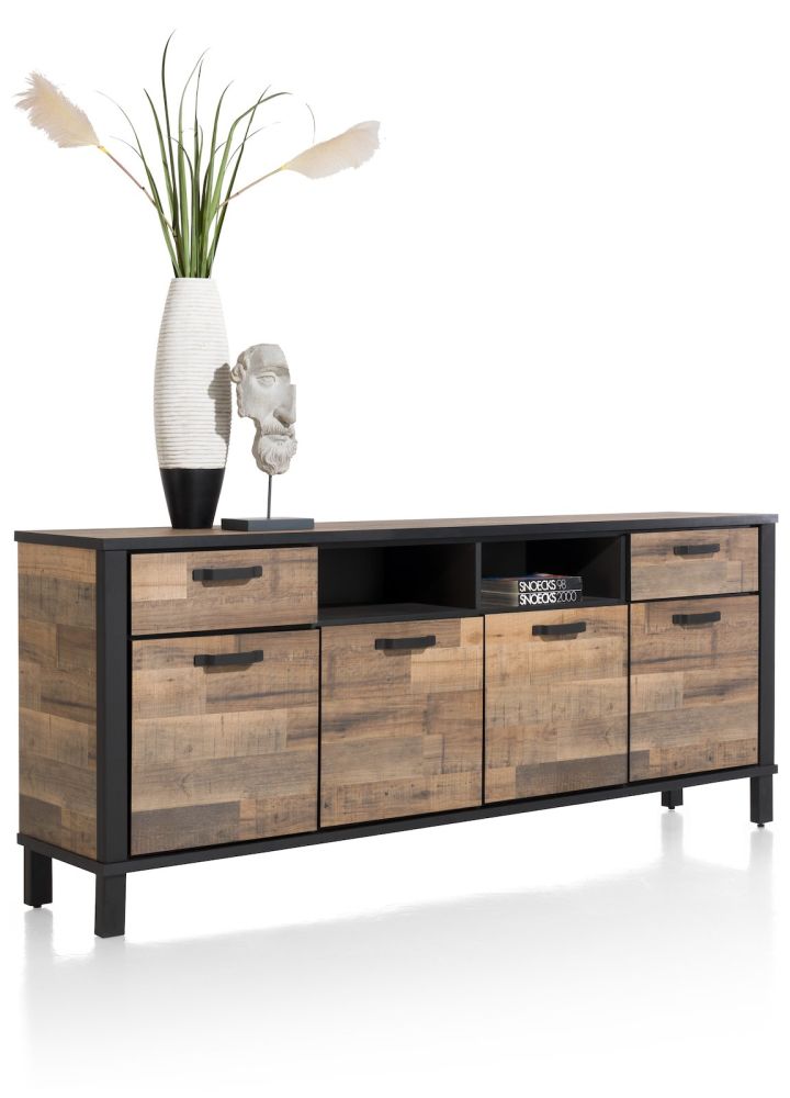 Sardinie, dressoir 220 cm - 4-deuren + 2-laden + 2-niches - Afbeelding 8