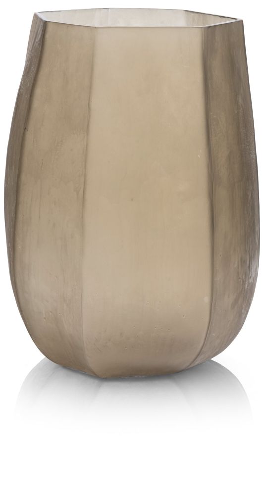 Noisettes vaas H39cm - Taupe