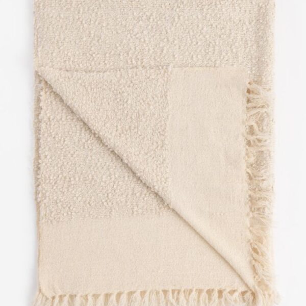 Snow plaid 130x170cm - Wit