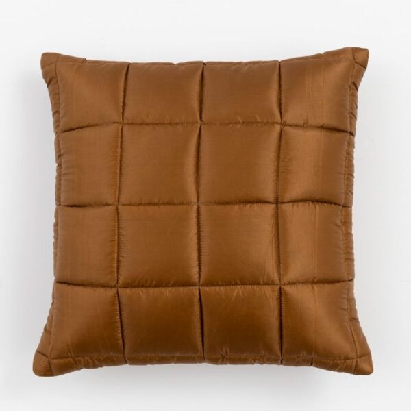 image Puff kussen 45x45cm - Bruin