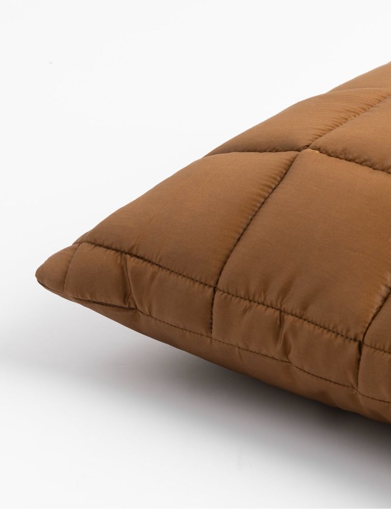 Puff kussen 45x45cm - Bruin - Afbeelding 2