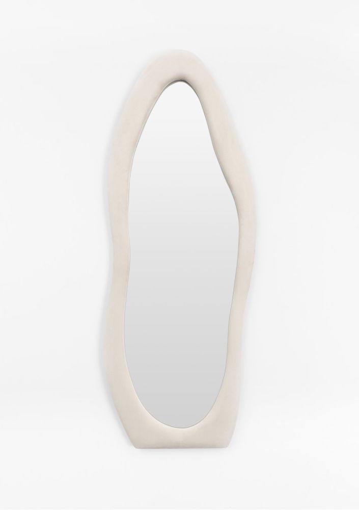 Loes spiegel 160x60cm - Cremekleurig