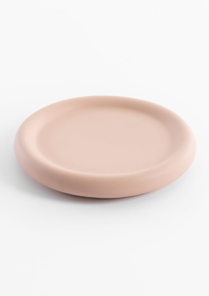 Jeanne schaal D24cm - Roze