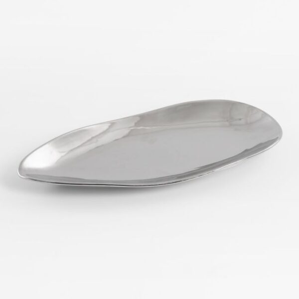 Lisette schaal 21x47cm - Zilver