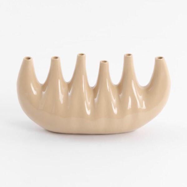 image Elien vaas H24cm - Beige