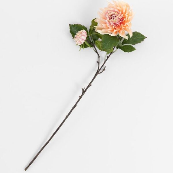 Dahlia spray kunstbloem H75cm - Roze
