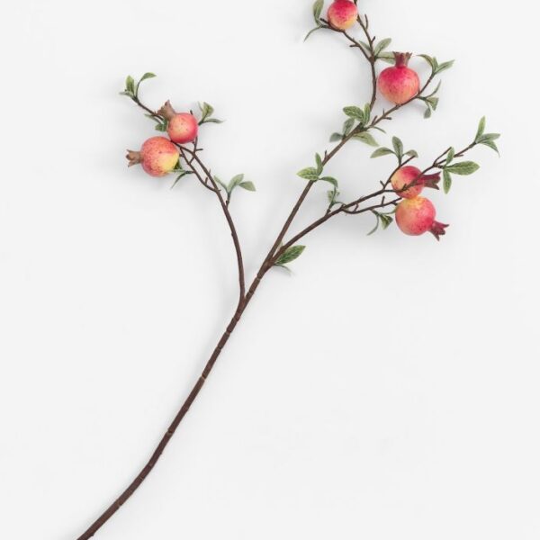 Pomegranate kunstbloem H82cm - Rood