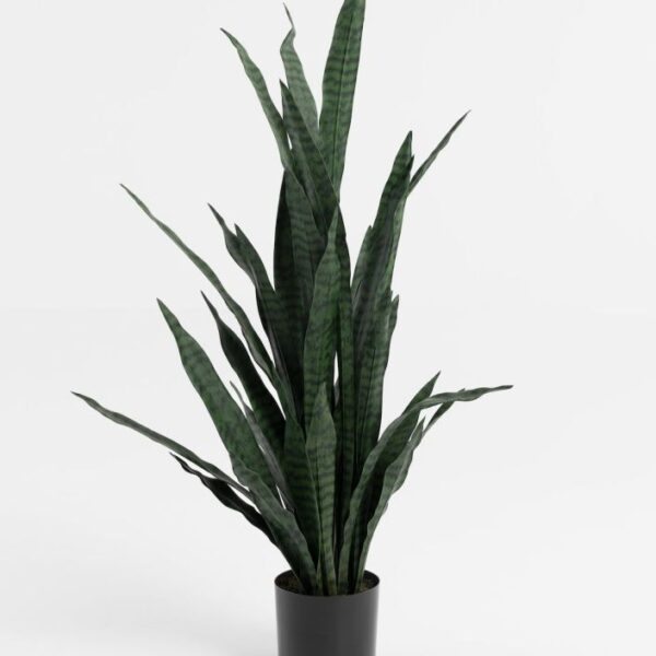 Sansevieria kunstplant H115cm - Groen