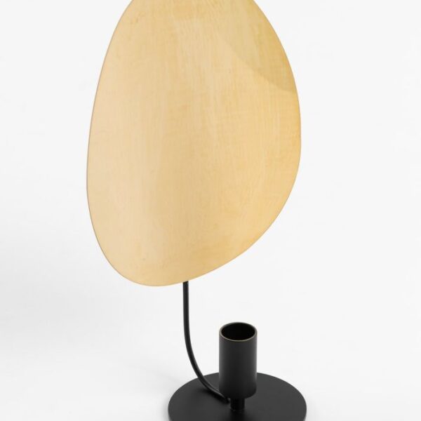 Bea kandelaar H30cm - Zwart/Goud
