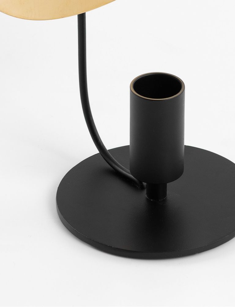 Bea kandelaar H30cm - Zwart/Goud - Afbeelding 2