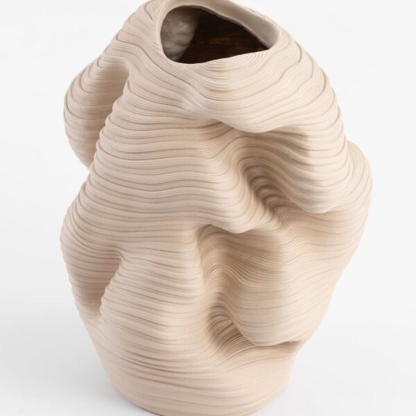image Rinus vaas H41cm - Beige