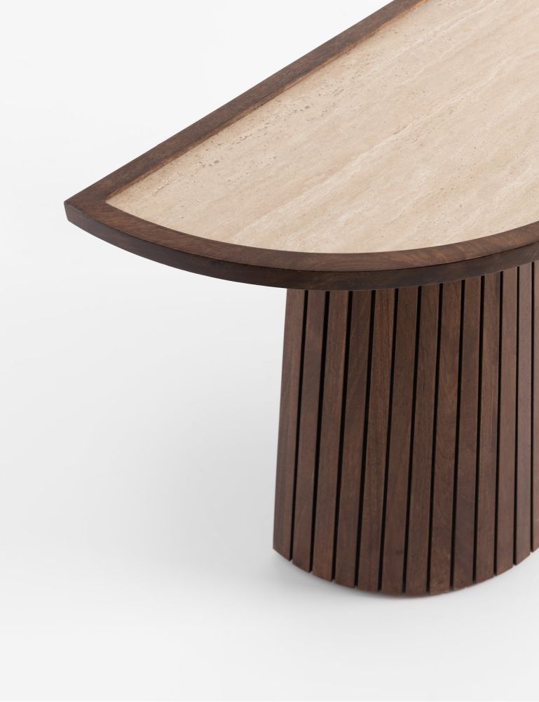 Cleo wandtafel H77cm - Bruin - Afbeelding 3