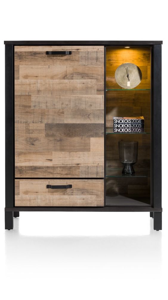 Sardinie, highboard 115 cm - 1-deur + 1-lade (+ LED) - Afbeelding 6