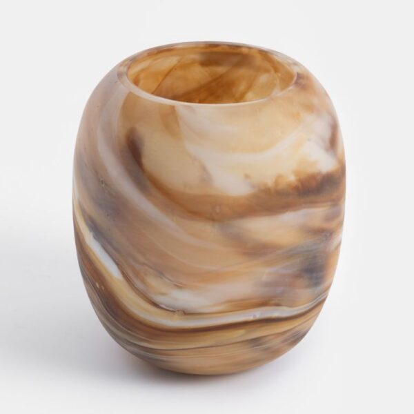 image Jasper vaas H22,5cm - Multikleur
