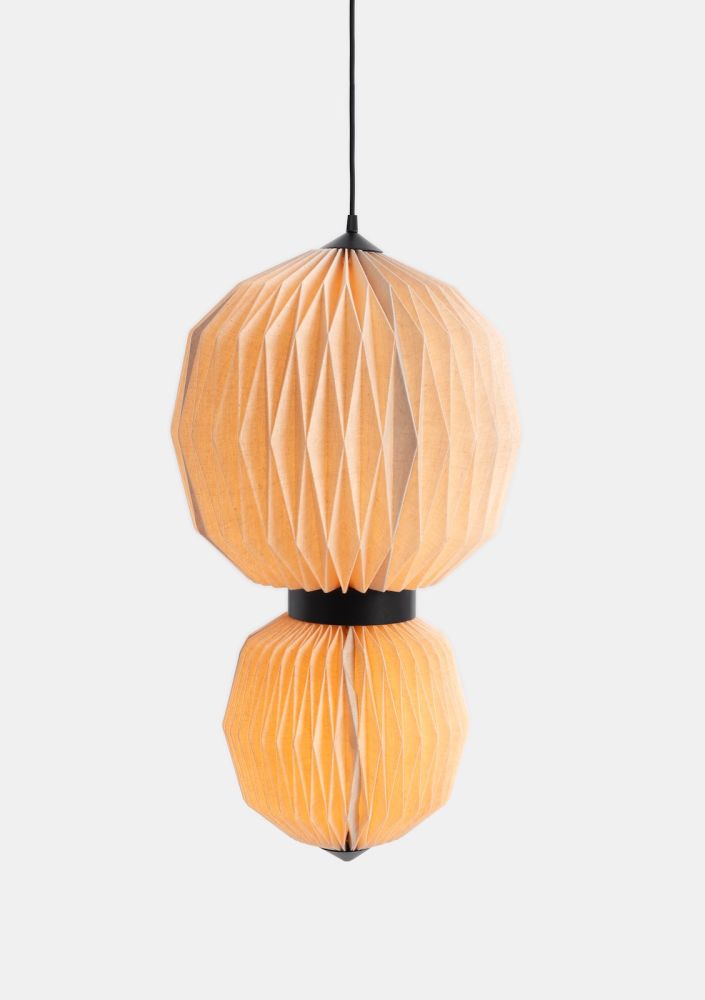 Rikke hanglamp 2*E27 D40cm - Beige