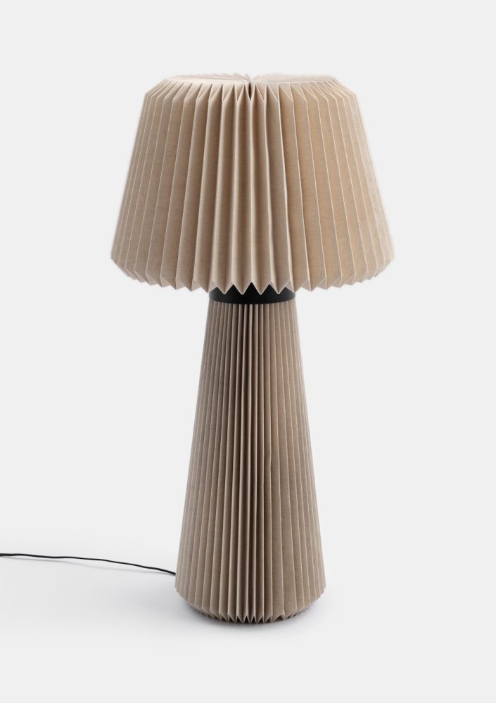 Rikke vloerlamp 1*E27 H95cm - Beige - Afbeelding 5