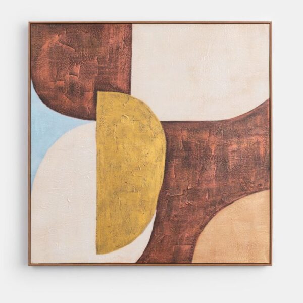 image Annabel schilderij 80x80cm - Multikleur