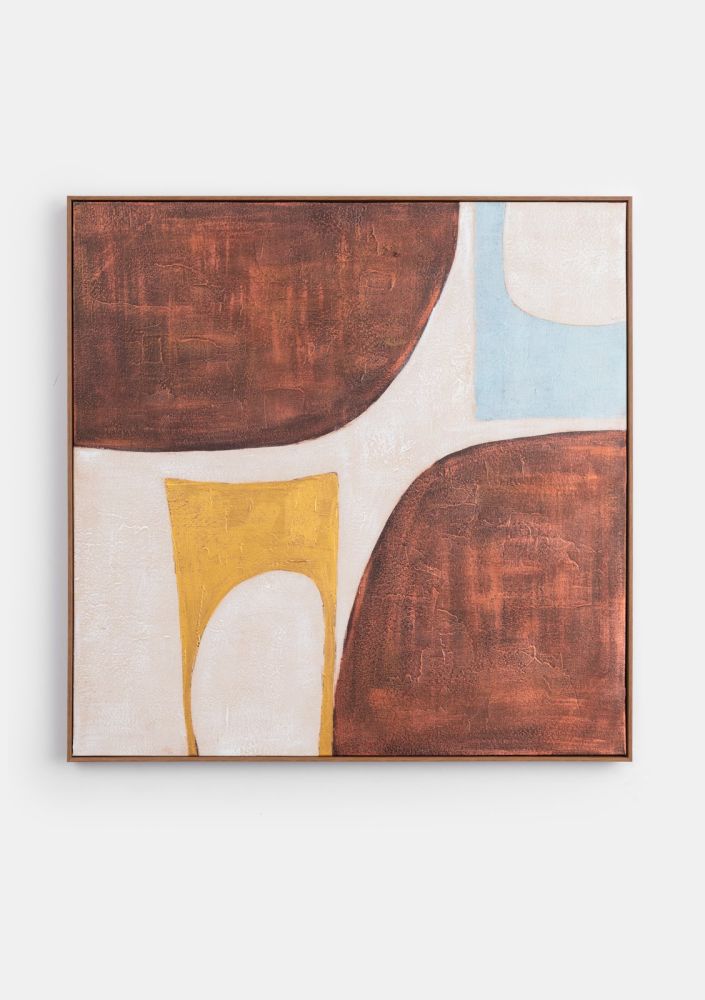 Annemijn schilderij 80x80cm - Multikleur
