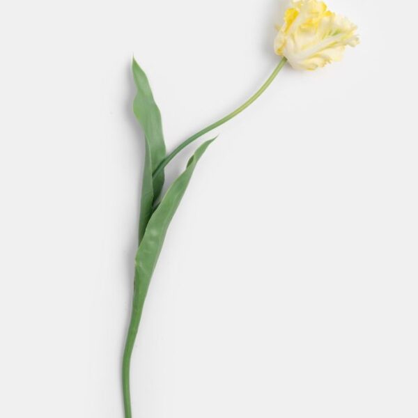 Tulip parrot kunstbloem h68cm - Geel