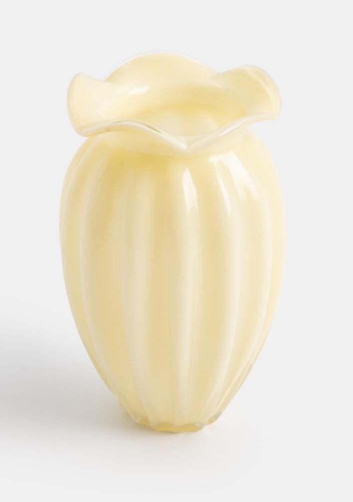 Aveline vaas h35cm - Geel