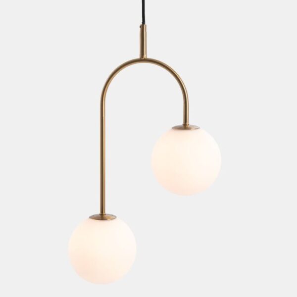 Tobie hanglamp 2*e27 - Wit
