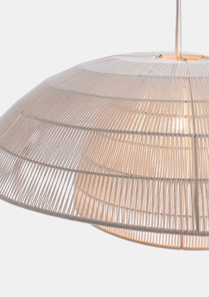 Onno hanglamp 1*e27 - Cremekleurig - Afbeelding 3