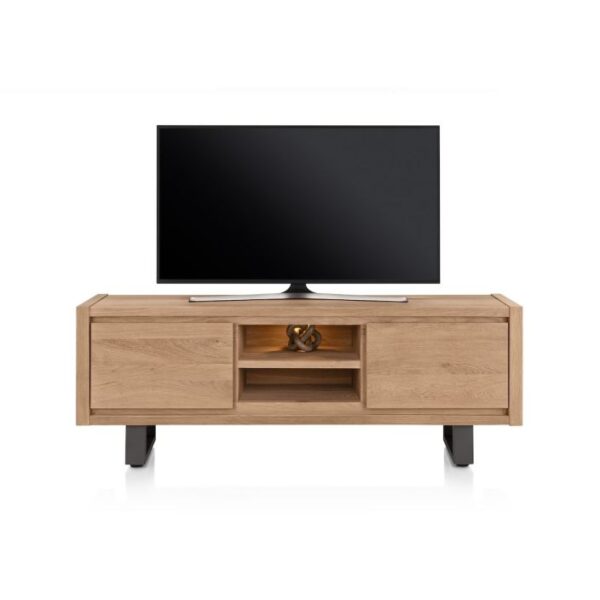 image Bonaire, lowboard 170 cm - 2-kleppen + 2-niches (+ LED)