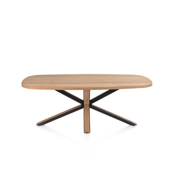 Bonaire, eetkamertafel ovaal 210 x 110 cm