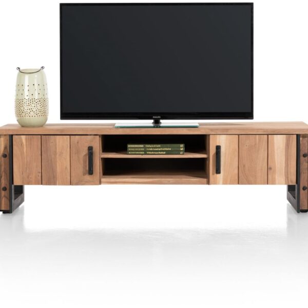 Makalu, tv-dressoir 170 cm - 2-deuren + 2-niches