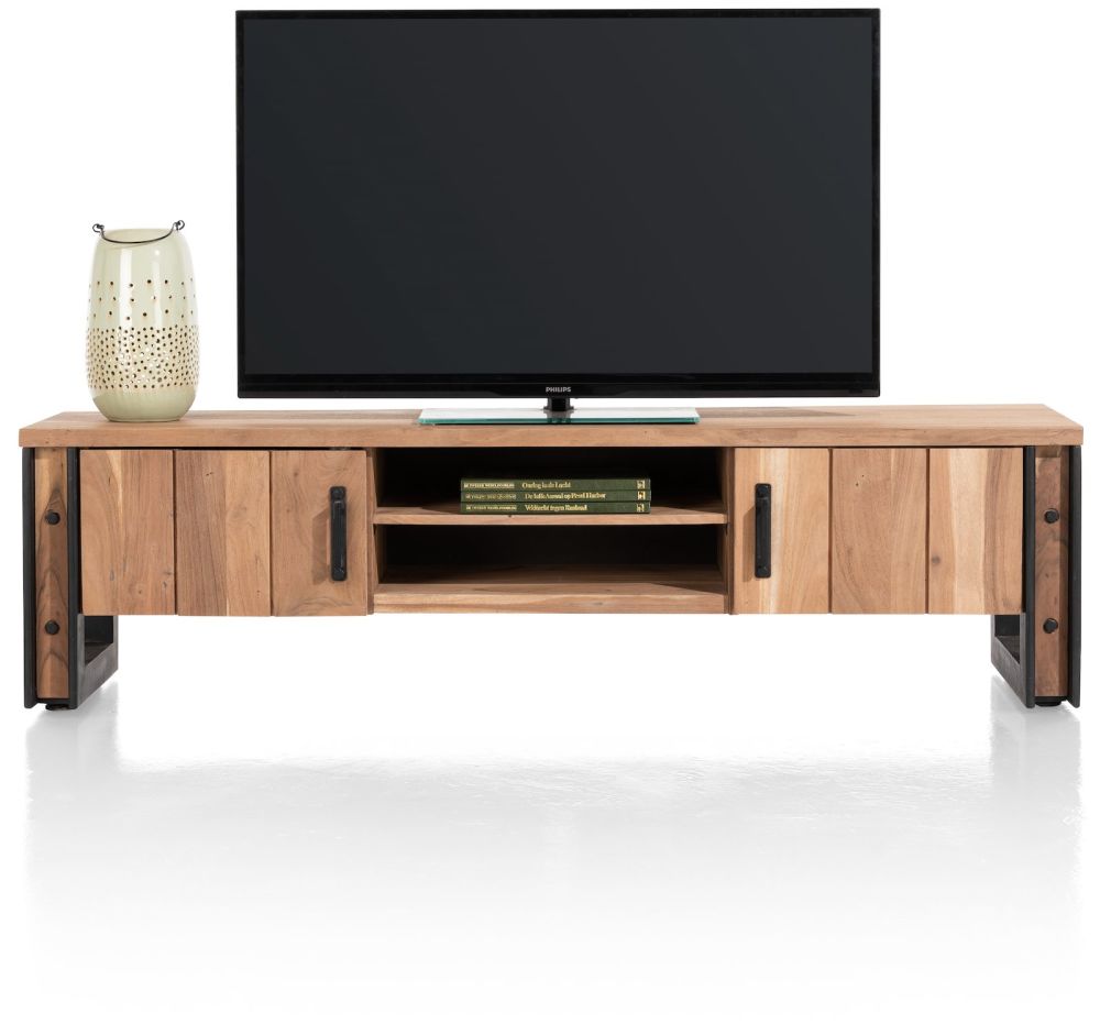 Makalu, tv-dressoir 170 cm - 2-deuren + 2-niches