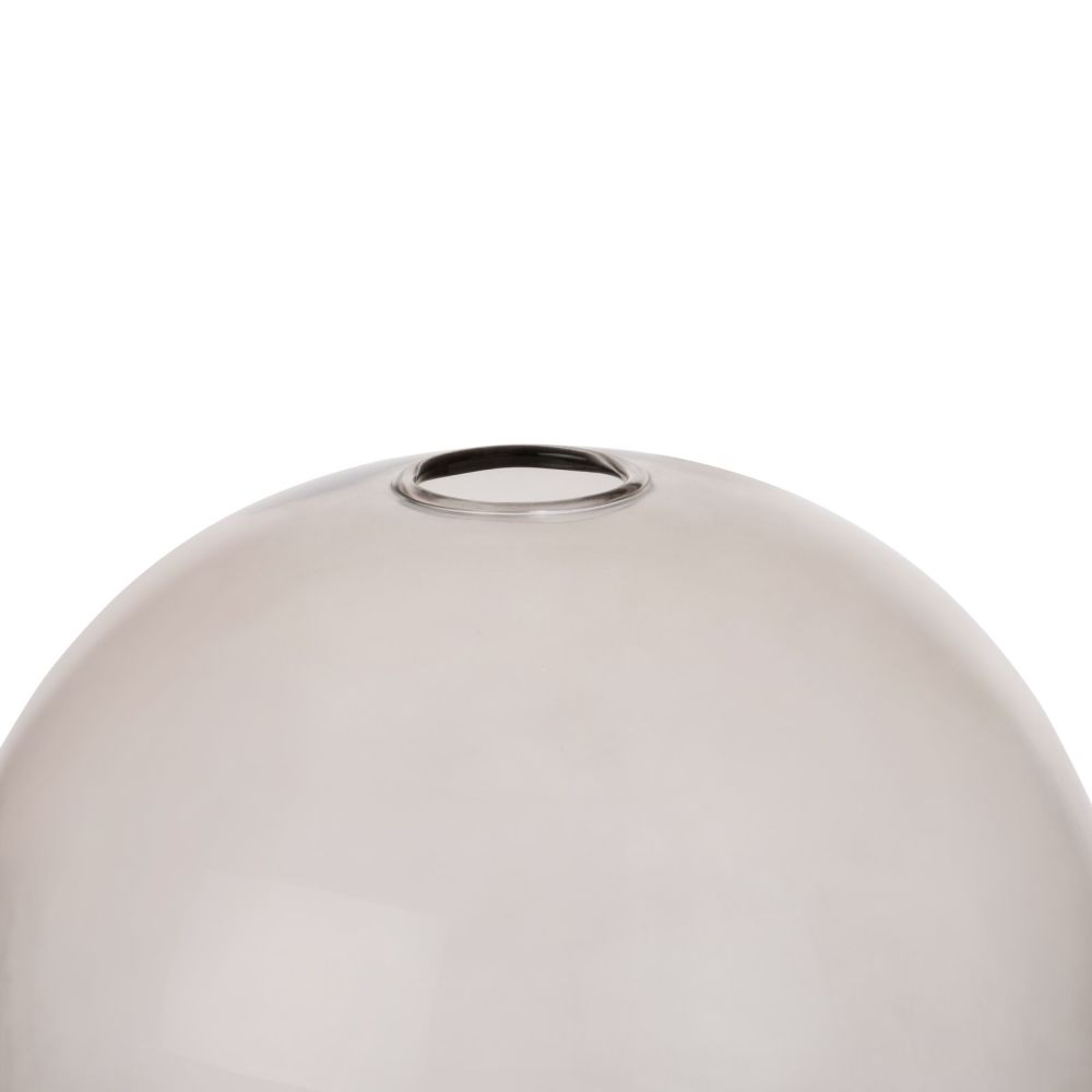 Skylar glazen bol D22cm - Zwart / antraciet - Afbeelding 2