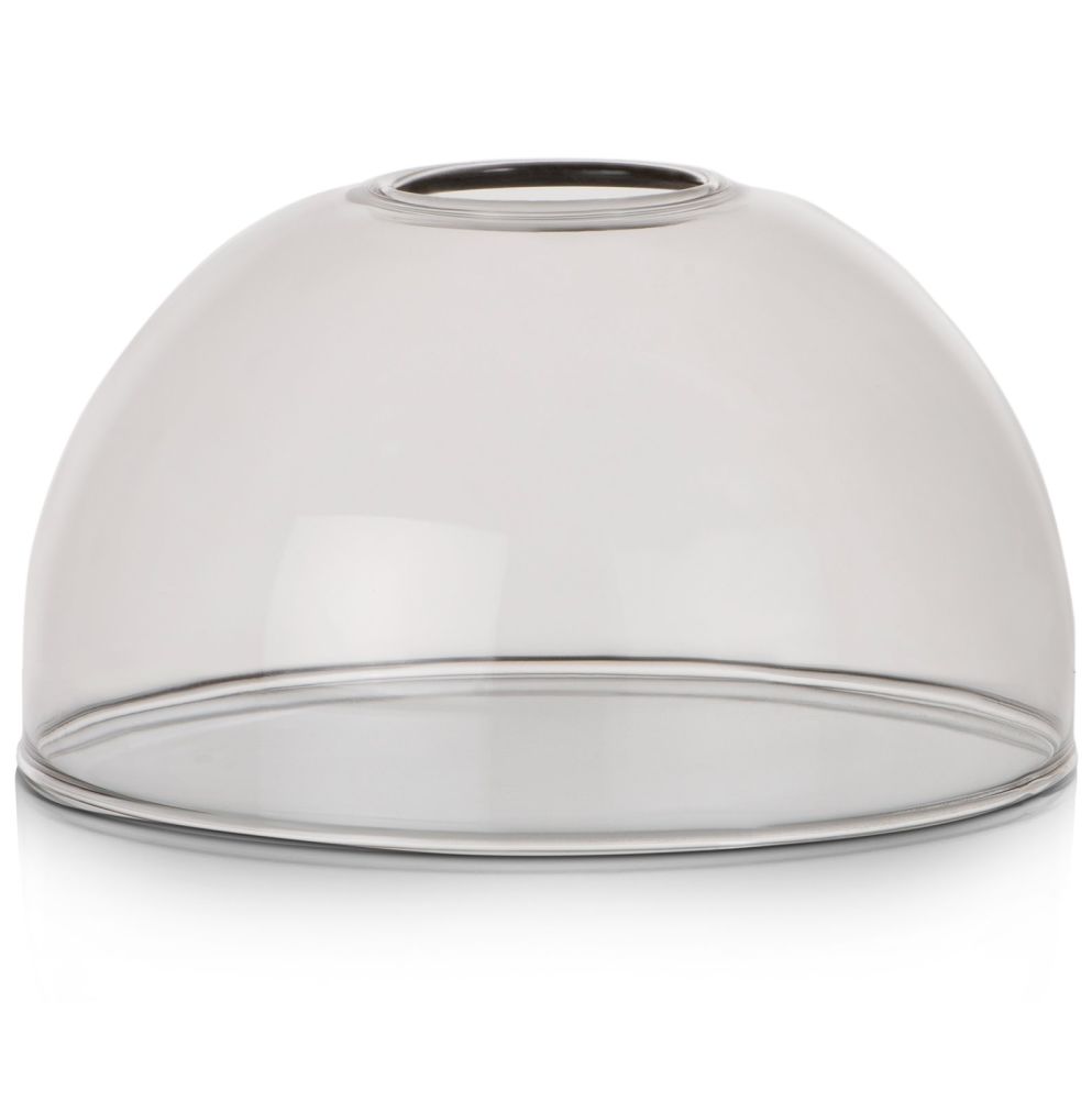Skylar glazen bol D15cm - Zwart / antraciet