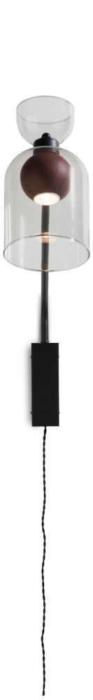 Skylar glazen bol D10cm - Zwart / antraciet - Afbeelding 5