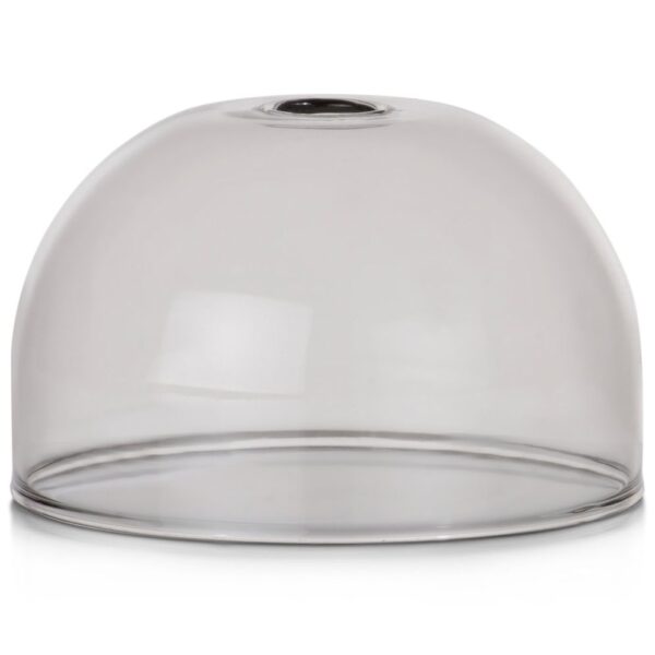Skylar glazen bol D10cm - Zwart / antraciet