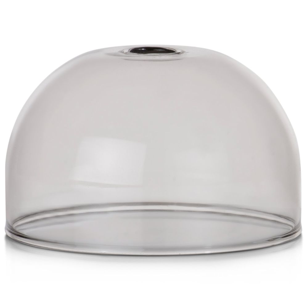 Skylar glazen bol D10cm - Zwart / antraciet