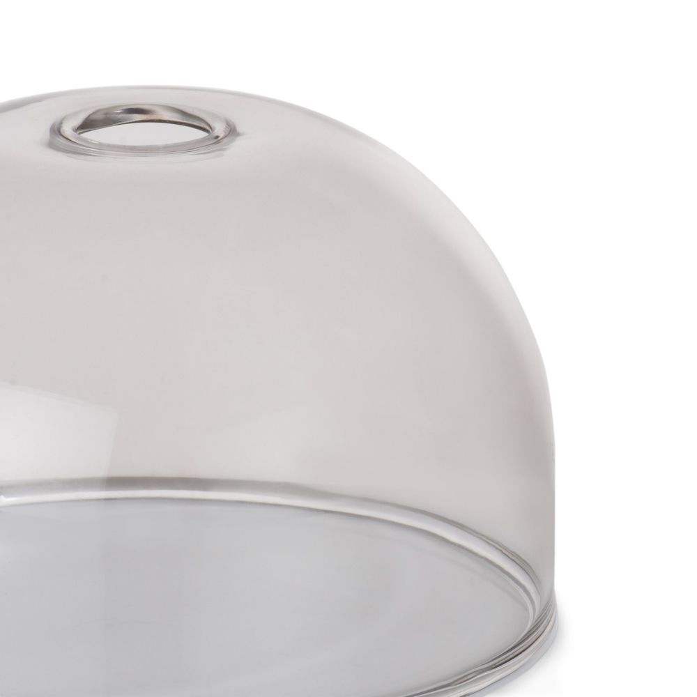 Skylar glazen bol D10cm - Zwart / antraciet - Afbeelding 2