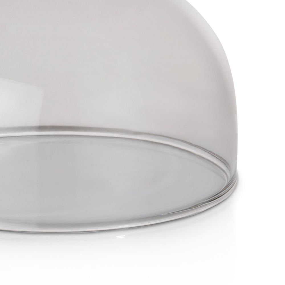 Skylar glazen bol D10cm - Zwart / antraciet - Afbeelding 3