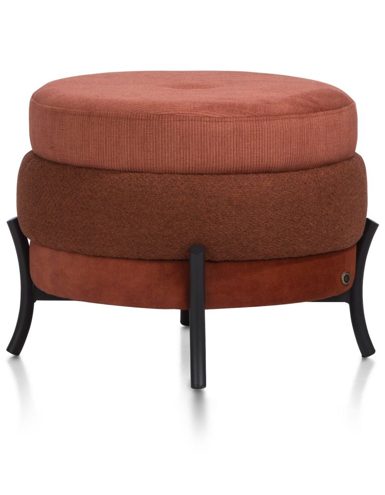 Timeless - Macaron poef H43cm - koper