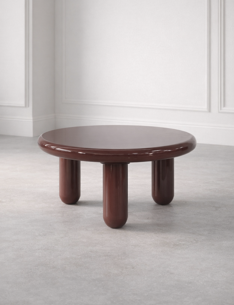Mauro salontafel h38cm - Bordeaux