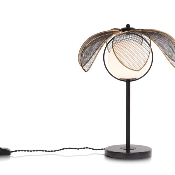 image Magnolia tafellamp H49cm 1*G9 - Zwart